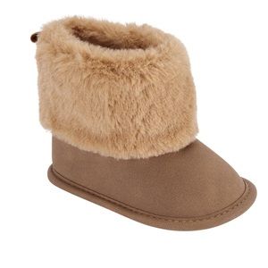 Carter’s faux fur boots, size 12-18 months